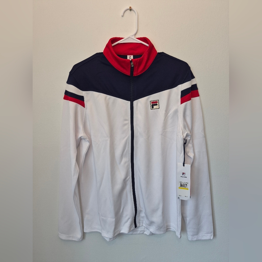FILA Track Jacket Mens Full Zip  XL NWT